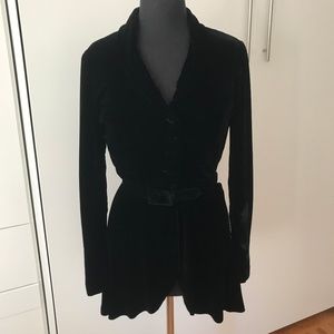 Ralph Lauren Purple Label Black Velvet Jacket